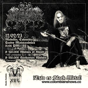 SATANIC WARMASTER @ Medellín, Colombia. 12/02/23