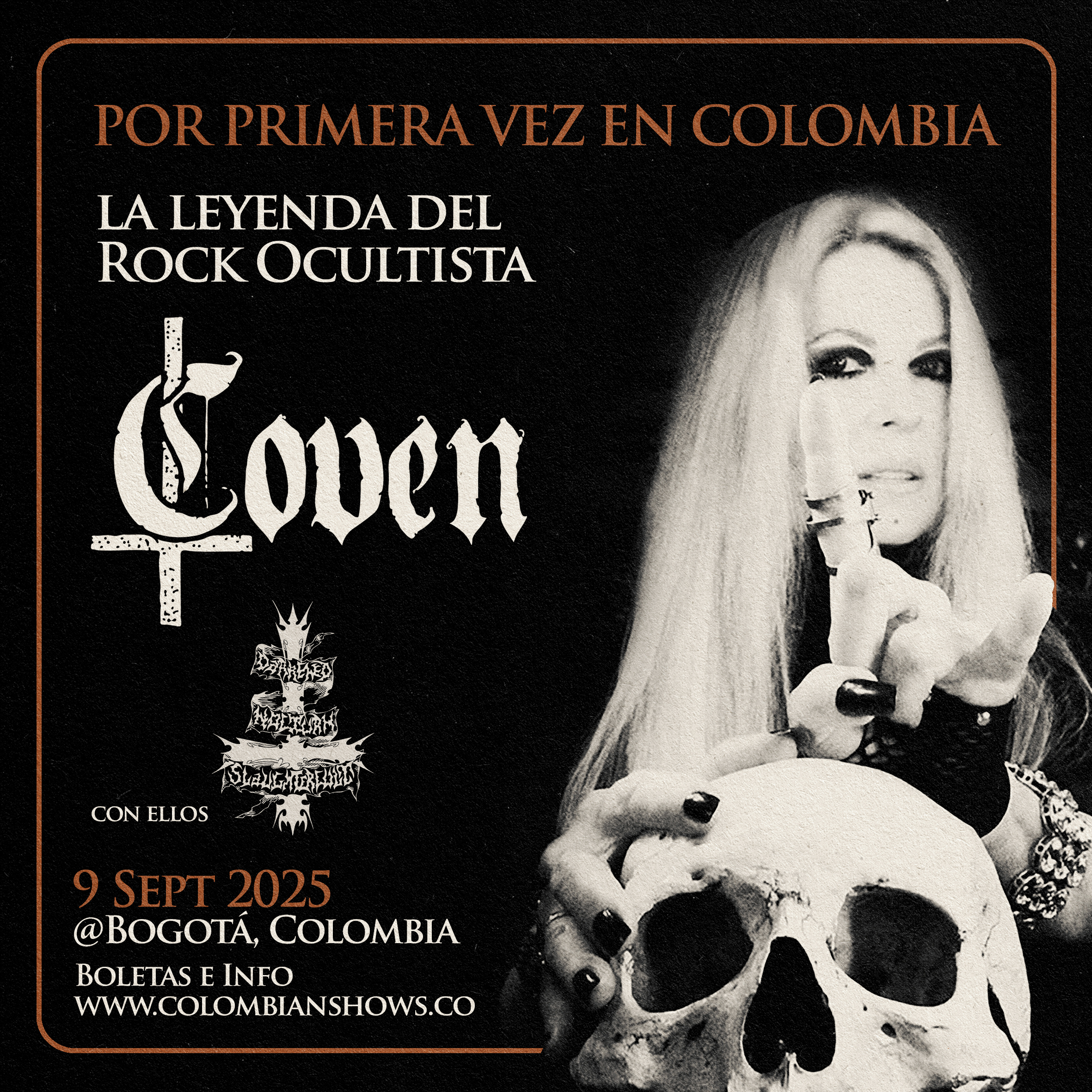 COVEN (USA) + DNS (Alemania) 9 Sept 2025 @ Bogotá,Colombia - Imagen 3