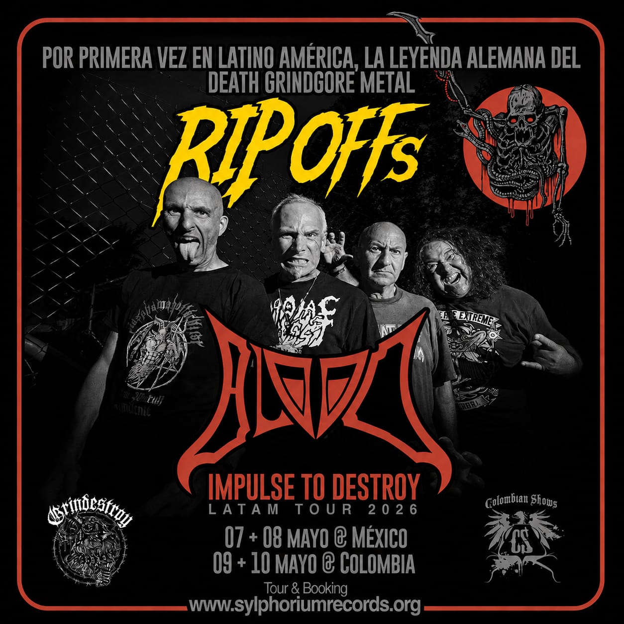 BLOOD (Ger)=RIP OFFs. Band cancel Tour México & Colombia. - Imagen 2